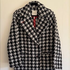 Avec Les Filles Houndstooth Coat